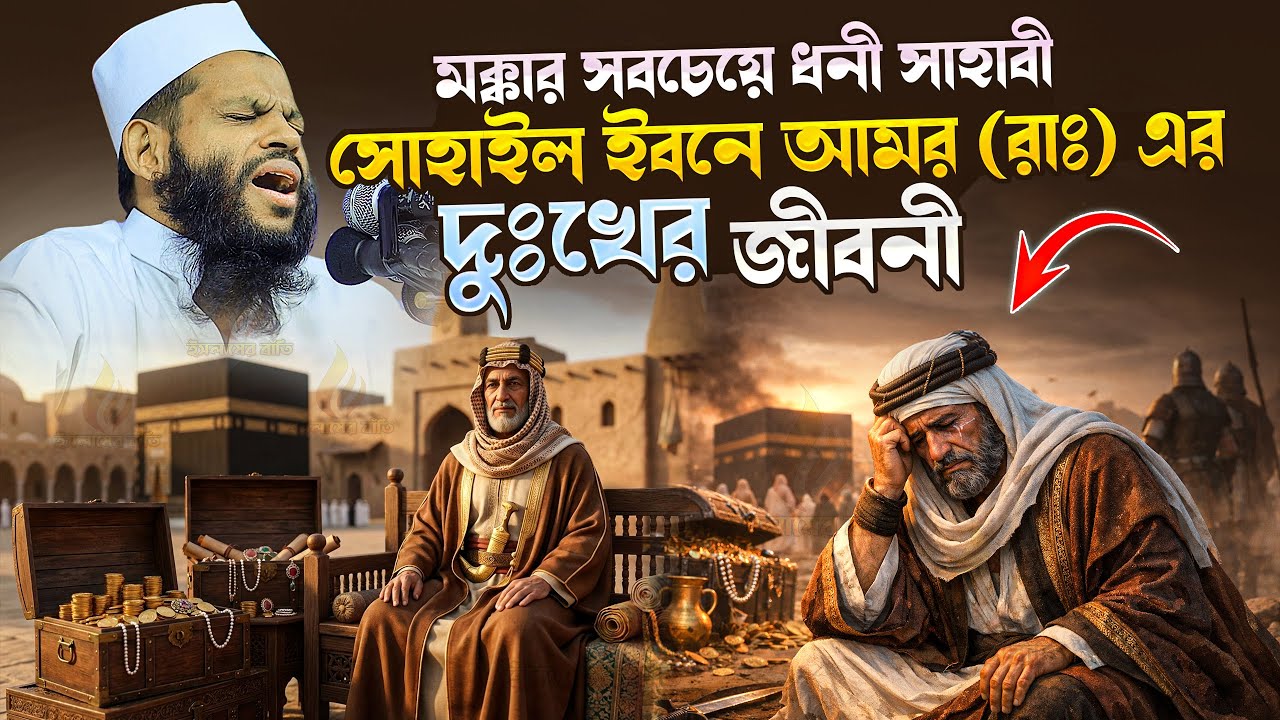 মক্কার সবচেয়ে ধনী সাহাবী সোহাইল ইবনে আমর (রাঃ) এর দুঃখের জীবনী | নতুন বাংলা ওয়াজ ২০২৬ quri asad