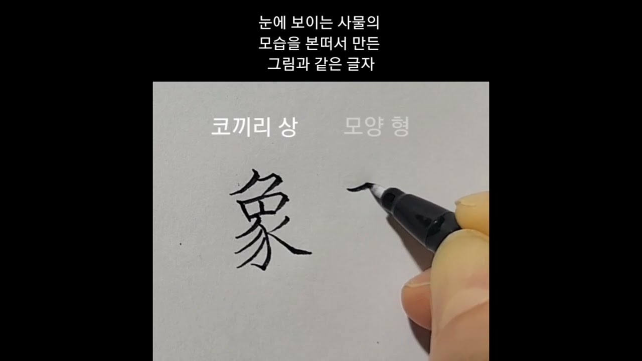 육서 六書 #상형#지사#회의#형성#전주#가차#한자공부#calligraphy
