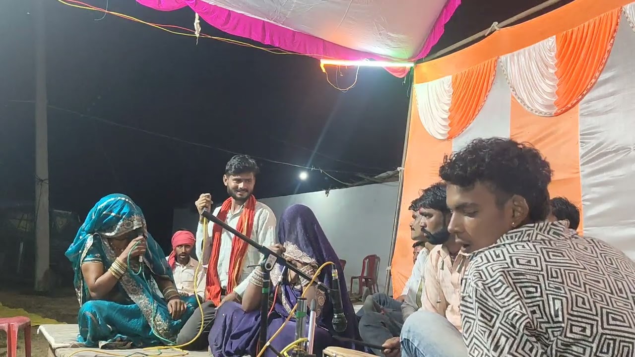 गंगाजली पूजन के उपलक्ष्य में भजन प्रोग्राम ग्राम गनयारी में