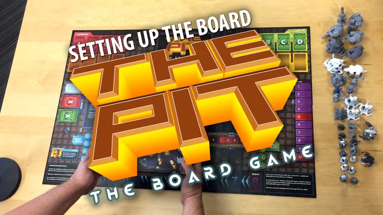 The Pit: The Board Game - Setting Up the Board