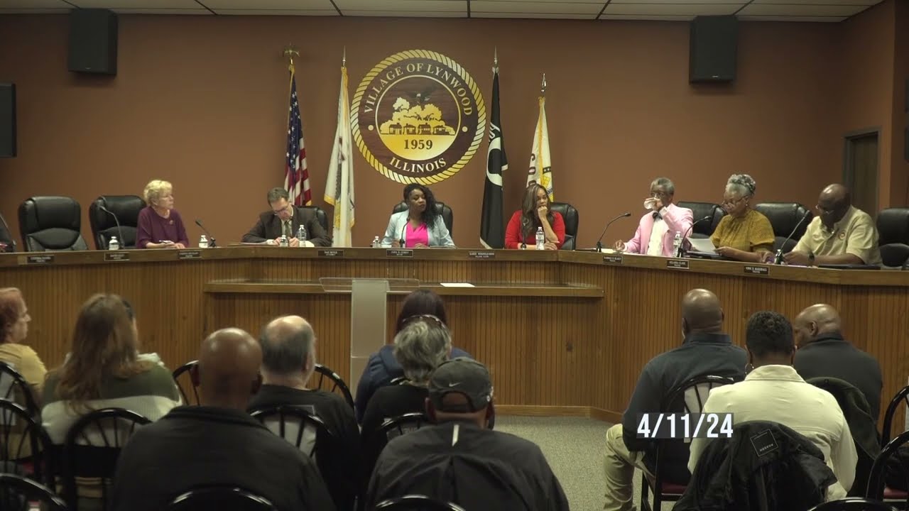 Village Of Lynwood Meeting 4/09/24
