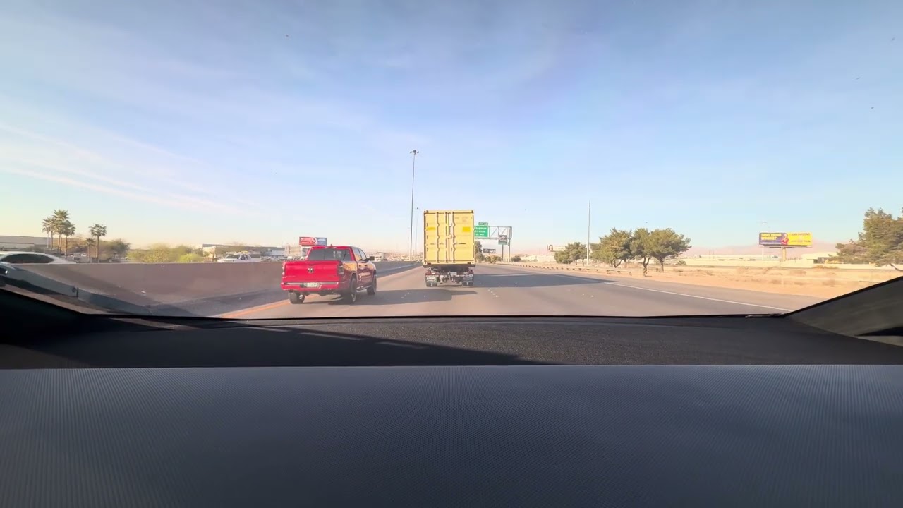 2025 Tesla Cybertruck - Las Vegas Morning FSD - March 17, 2026