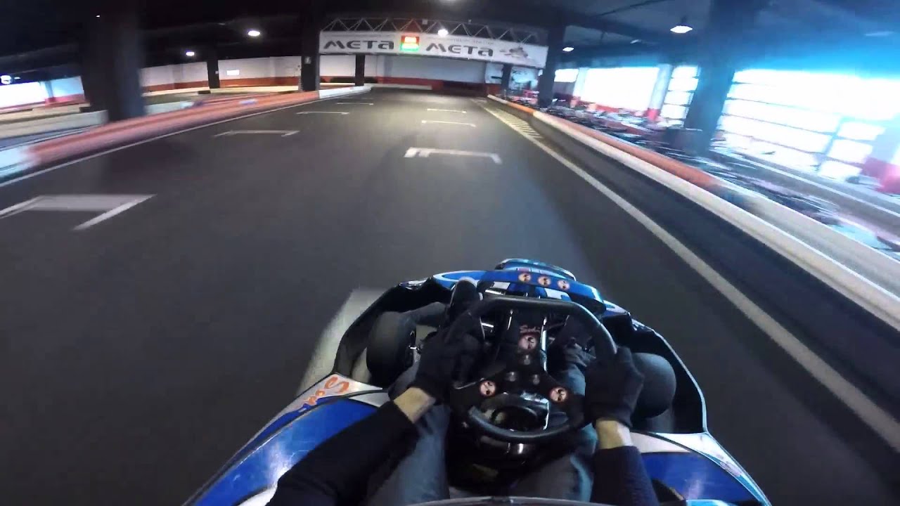 GoPro. Karting indoor Plaza, Zaragoza. Race