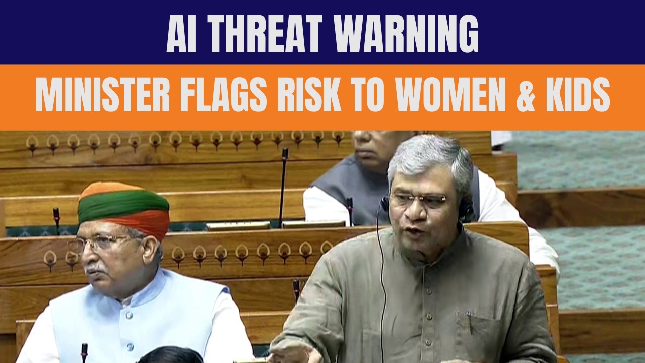 Ashwini Vaishnaw Warns AI Could Threaten Women & Children, Calls For Strong Digital Safety