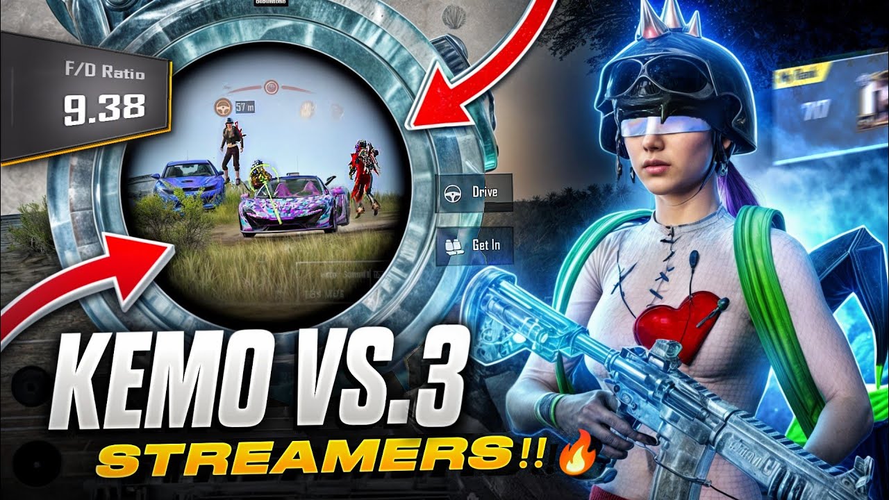 Streamer Gave me *PROPS Outta Nowhere! KEMO K/D & Rank | BGMI 🔱