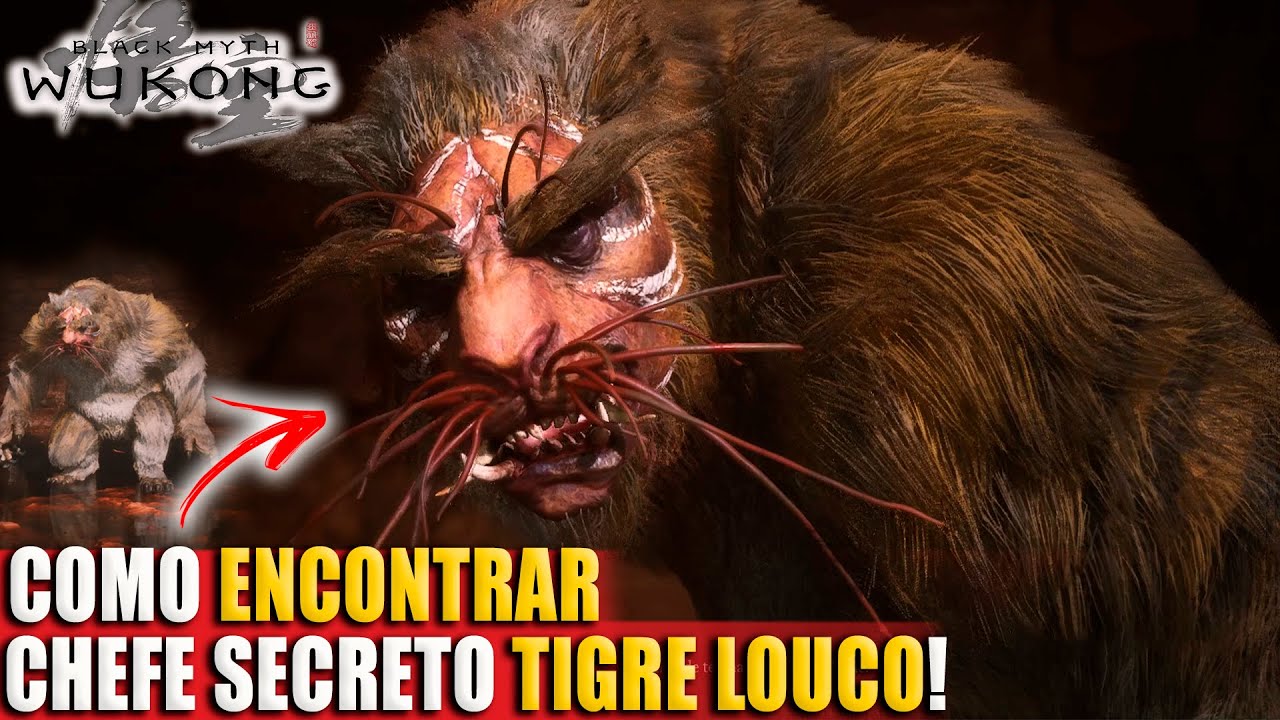 Black Myth Wukong Como Liberar o Chefe Secreto Tigre Louco