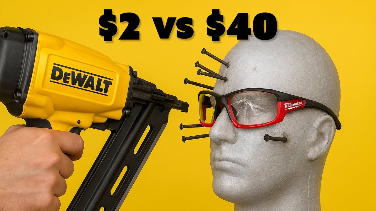 Torture Testing Milwaukee vs Harbor Freight Safety Glasses