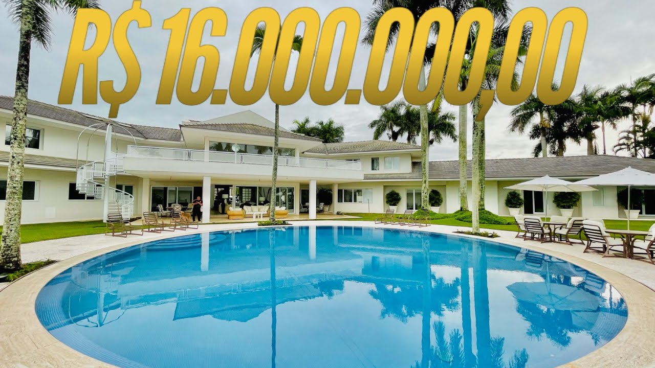 UMA DAS MAIORES MANSÕES À VENDA NO JARDIM ACAPULCO PERTO DO NEYMAR 16,000,000,00 | DALTON NEMAN