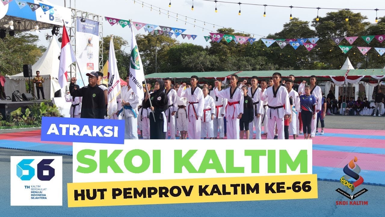 Atraksi SKOI KALTIM pada HUT Pemprov Kalimantan Timur Ke-66