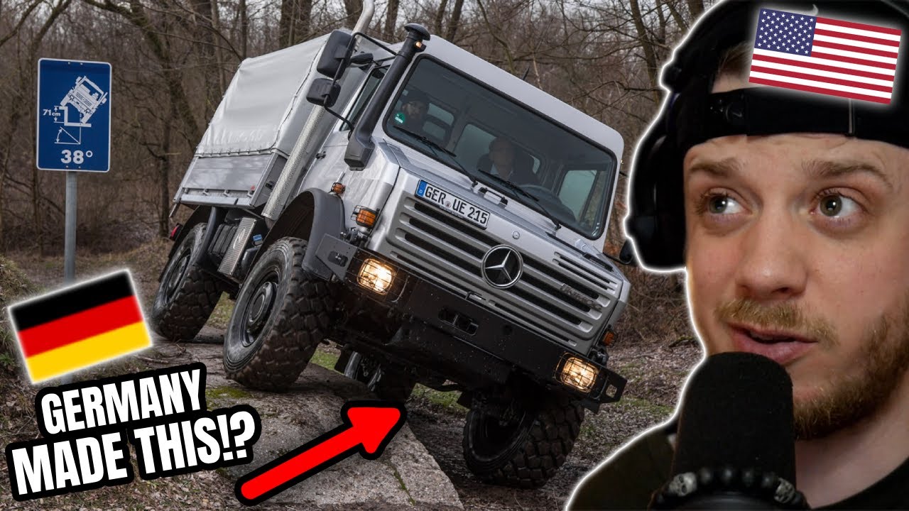 American Reacts to German Engineering (Mercedes UNIMOG)