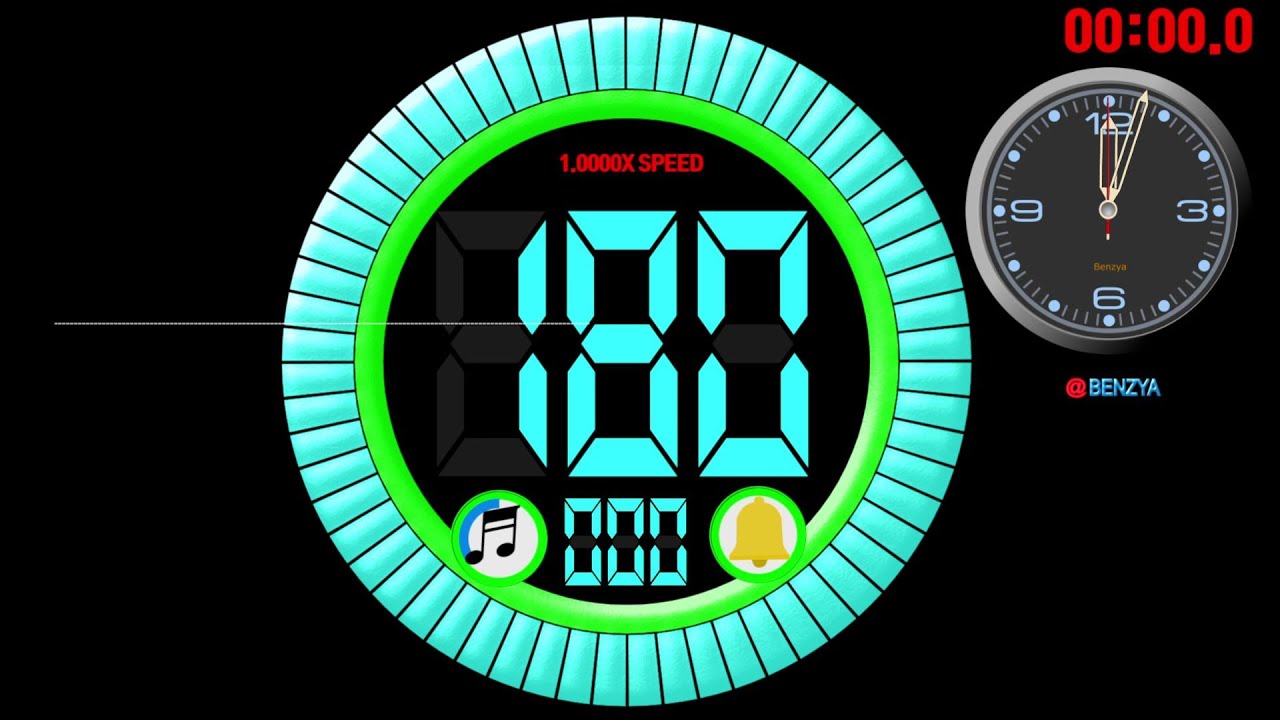 Colorful Circle 180 seconds timer countdown alarm🔔