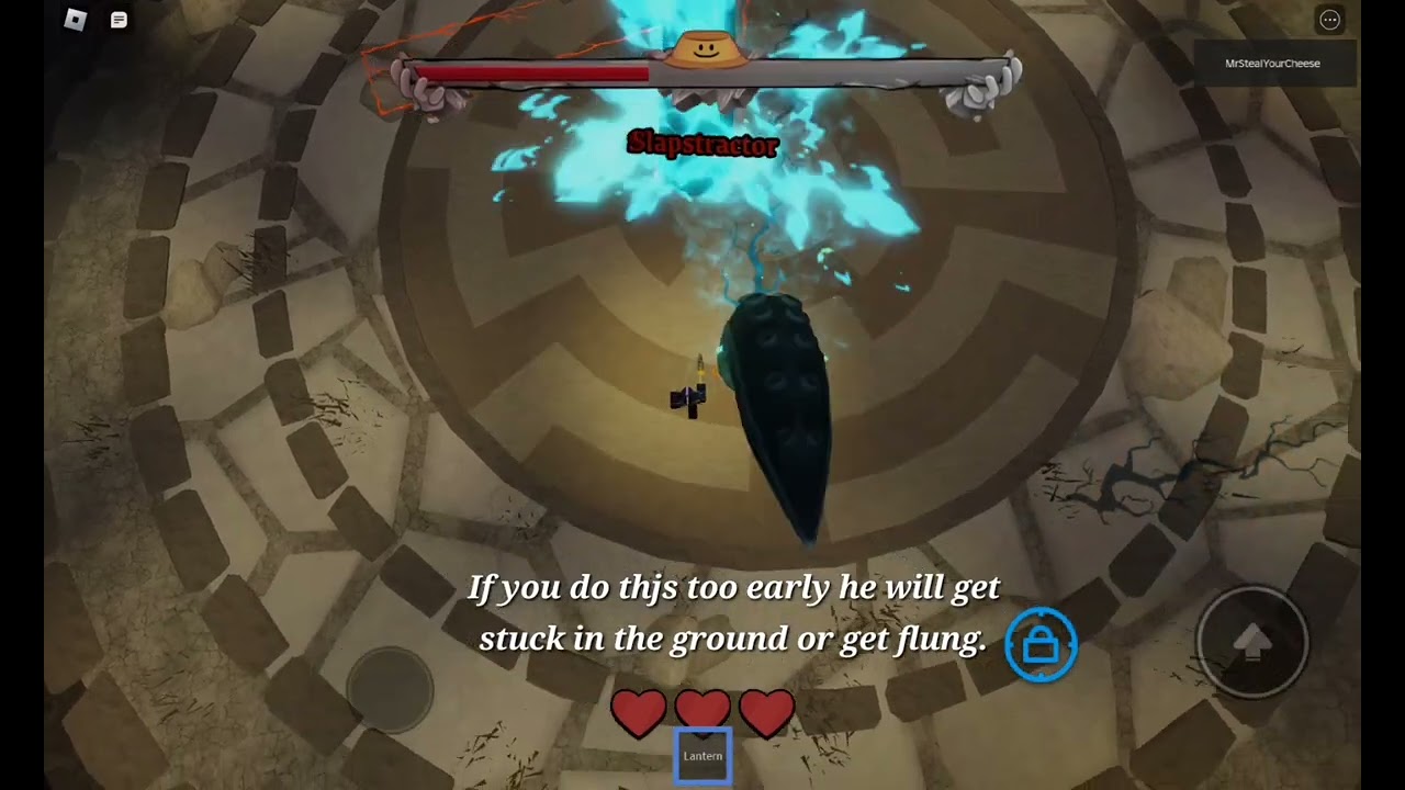 How to instantly kill golem on guide boss slap battles!