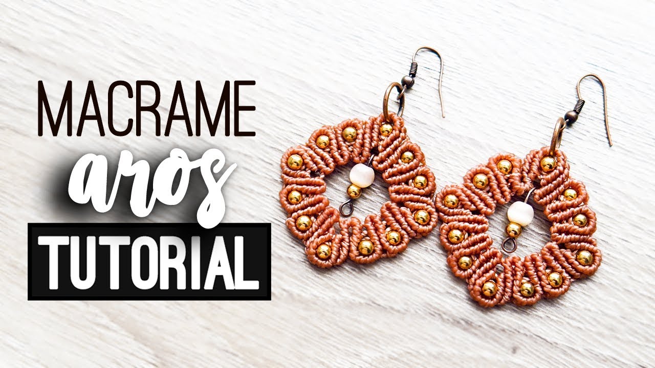 Aros Diamantes » 💎 tutorial | como hacer aros de hilo | diy ● Earrings #157