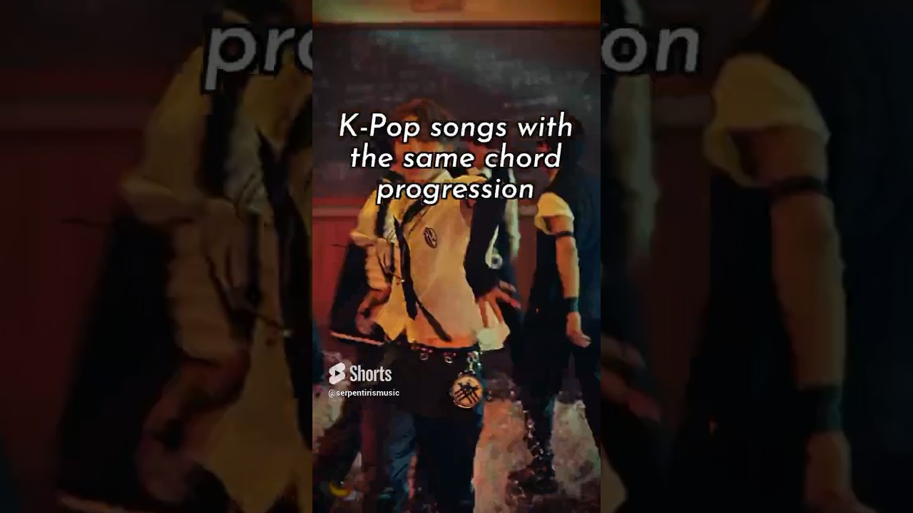 K-Pop songs with the same chord progression #kpopshorts #kpopproduction #ateez #dreamcatcher #wjsn