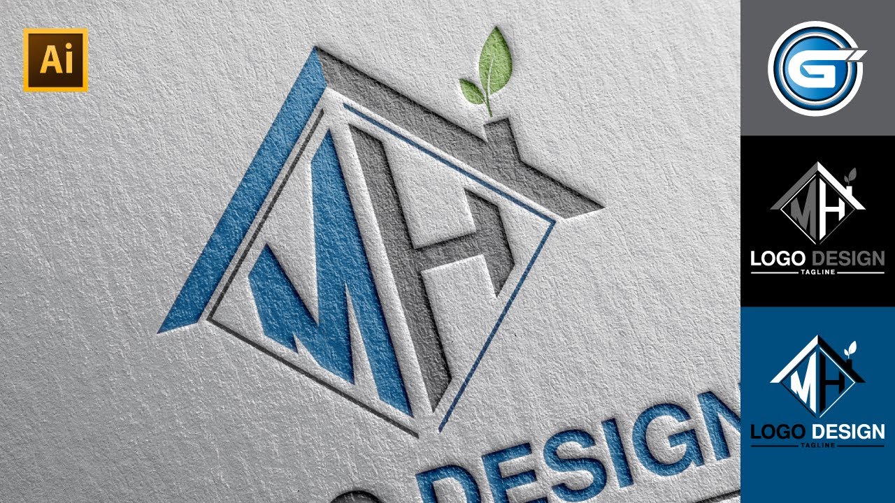 Master in Graphic Design Illustrator CC Tutorial | How to make professional logo design