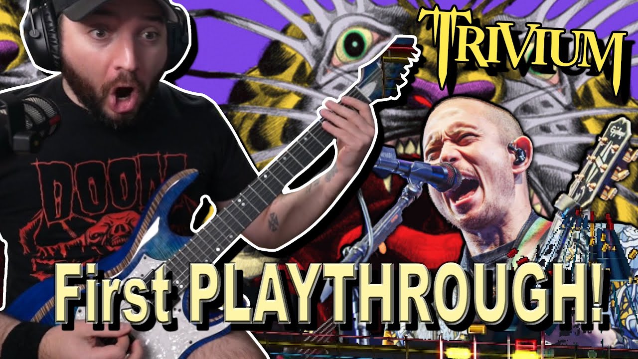 Playing the NEW TRIVIUM SONG without learning it! (Bury Me With My Screams)