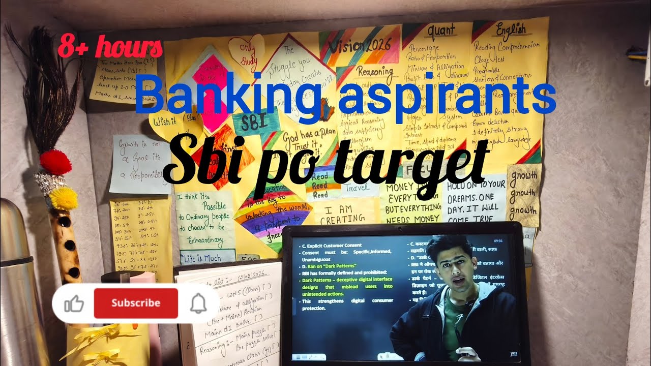 Bank exams study vlog 💞 My day at library 💞 target sbi po / ibps po  ❤️