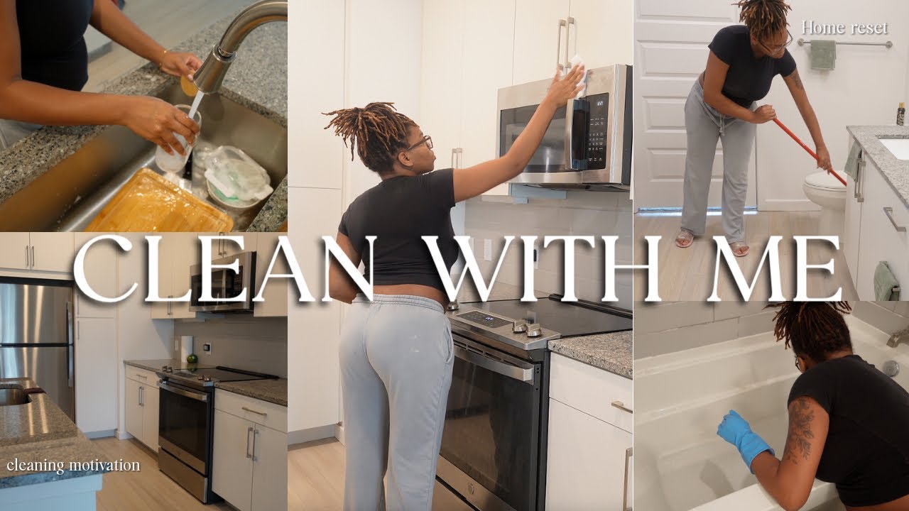 CLEAN WITH ME | cleaning my new apartment, cleaning motivation 2025