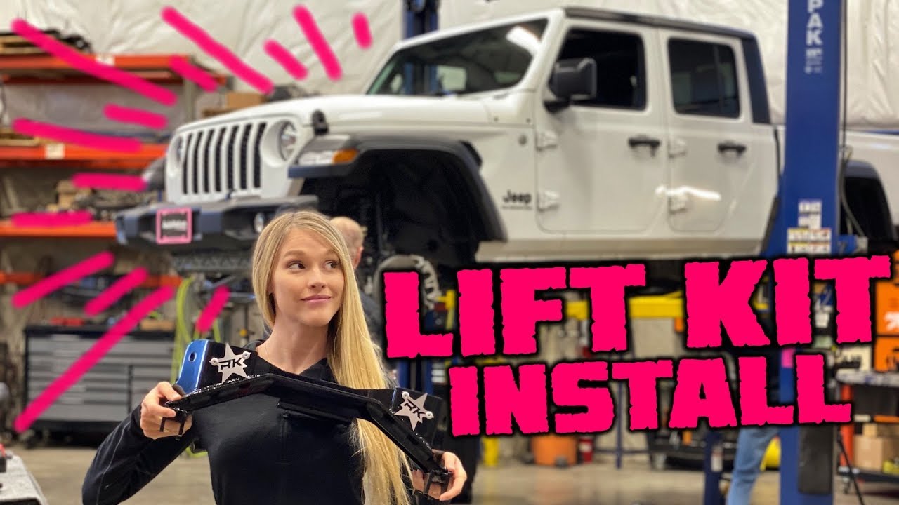 JEEP GLADIATOR ROCK KRAWLER LIFT KIT INSTALLED!
