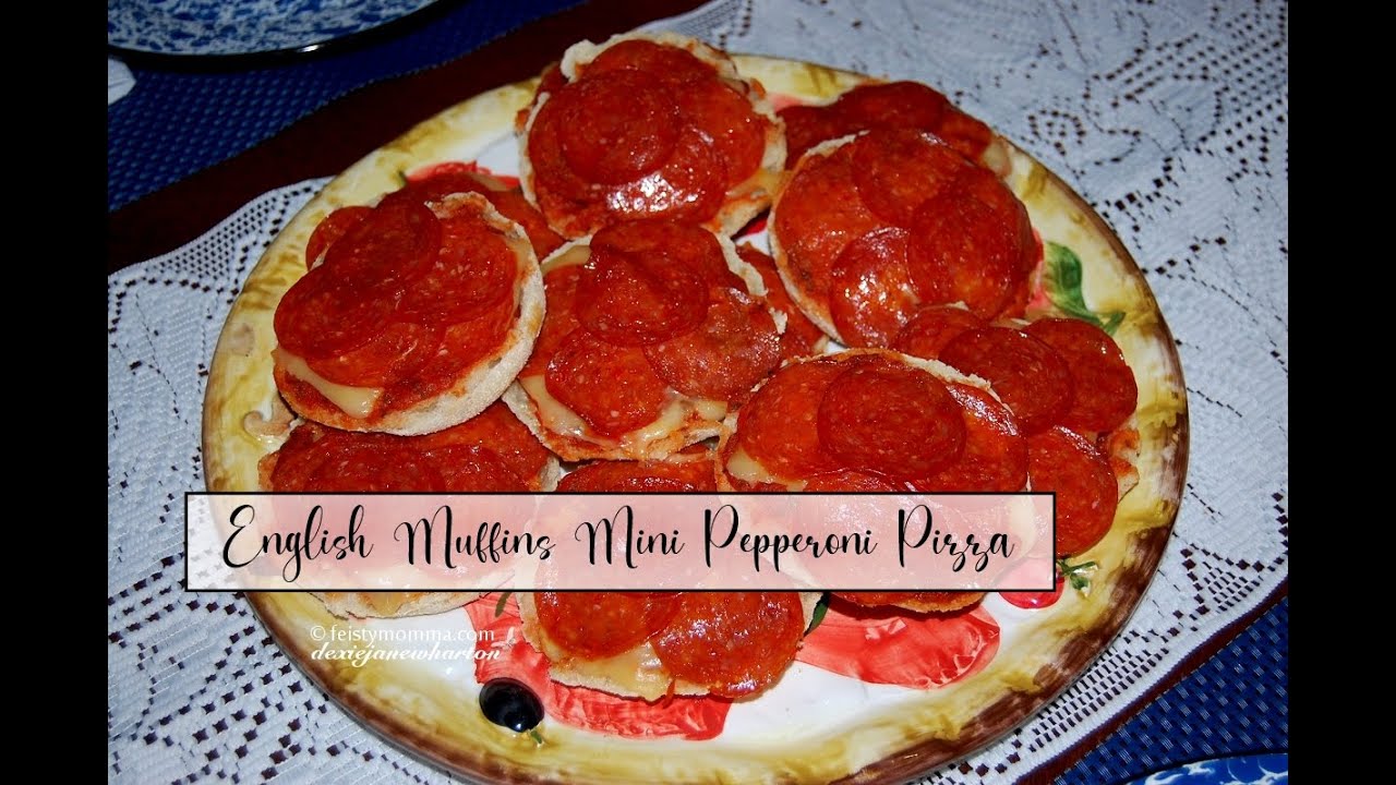 English Muffins Pepperoni Mini Pizzas