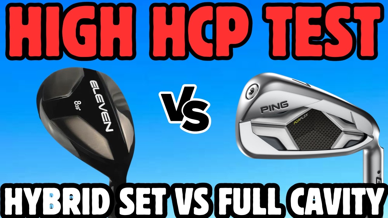 ELEVEN Hybrid Set vs Oversized IRON Set #hybrids #golfclubs #golf