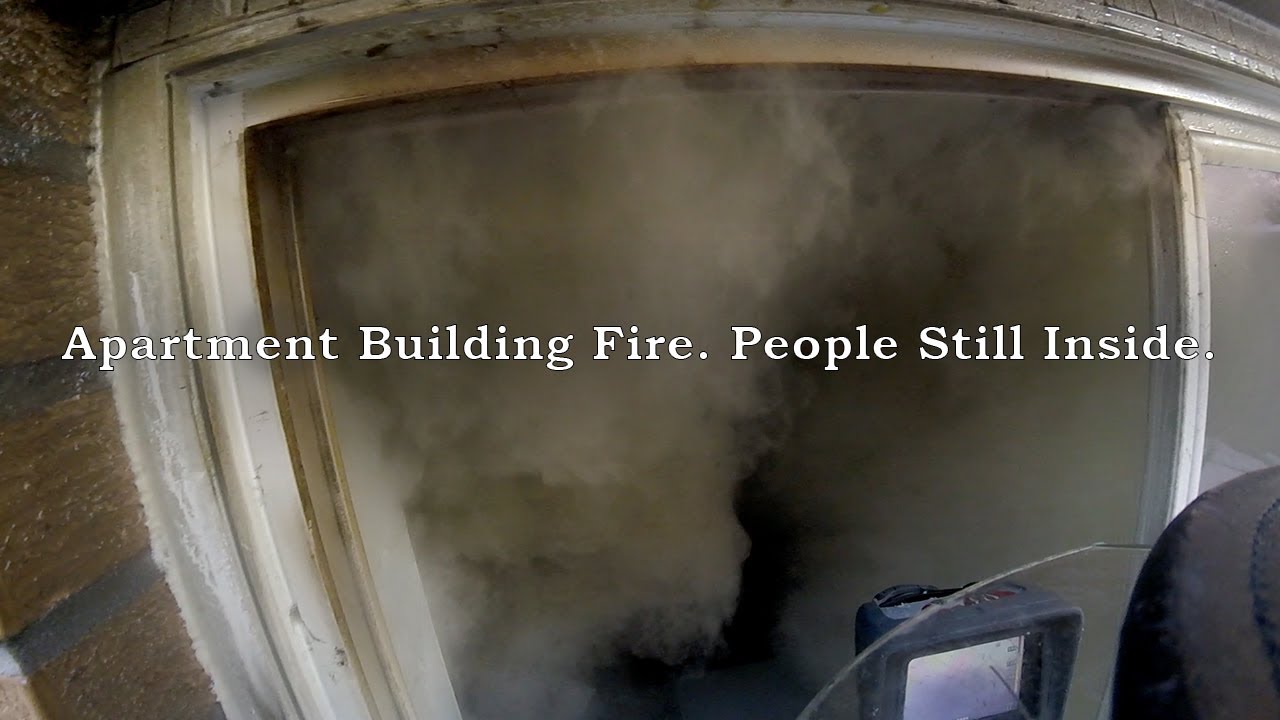 Apartment Building Fire - People Still Inside - PIO Vlog