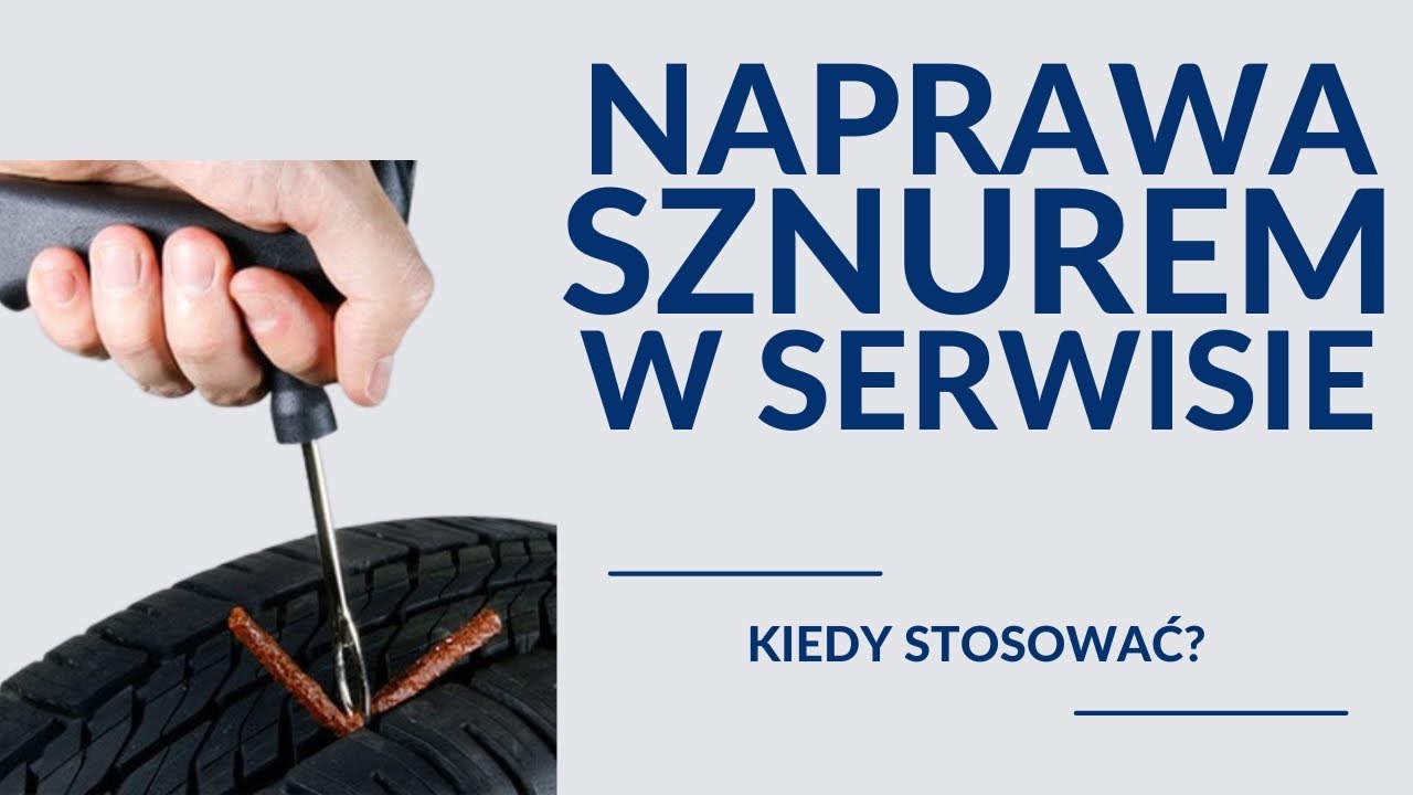 Naprawa opony sznurem butylowym przez profesjonalny warsztat &ndash; czy to możliwe?