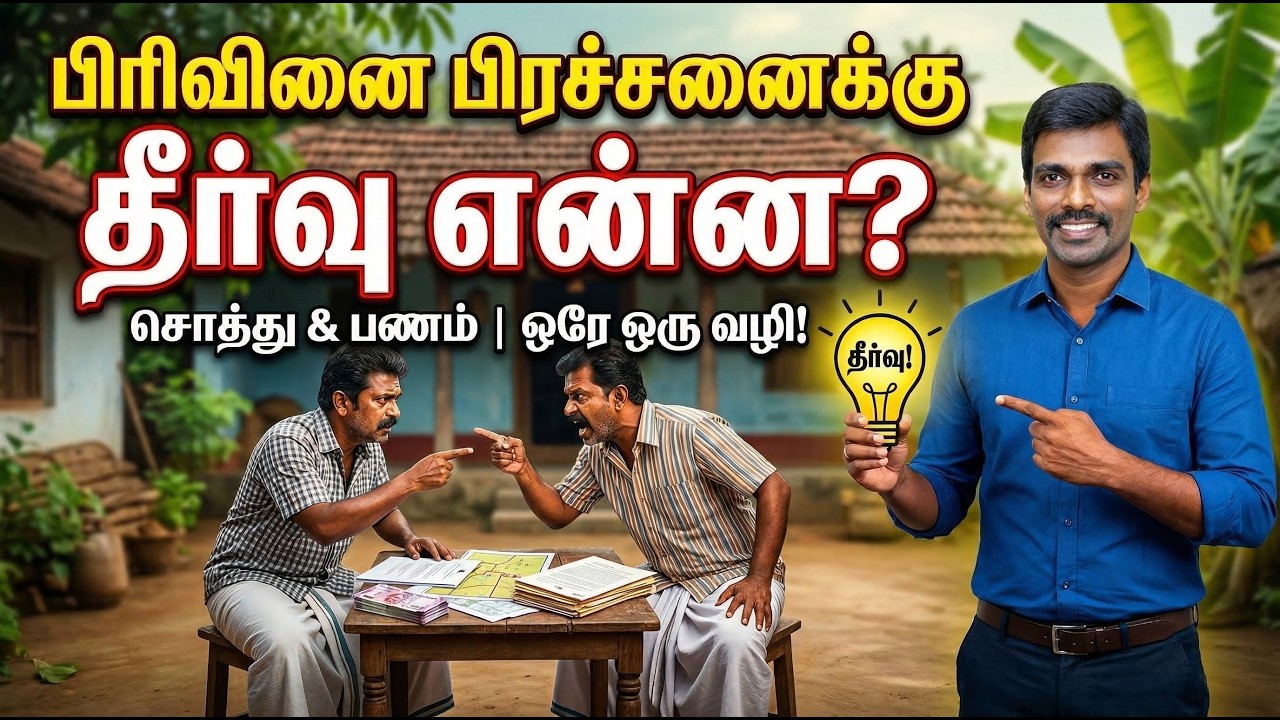 பாகப்பிரிவினை பிரச்சனை தீர்வு என்ன? ⚖️🏡 சட்டப்படி தீர்வு தெரிந்துகொள்ளுங்கள்!