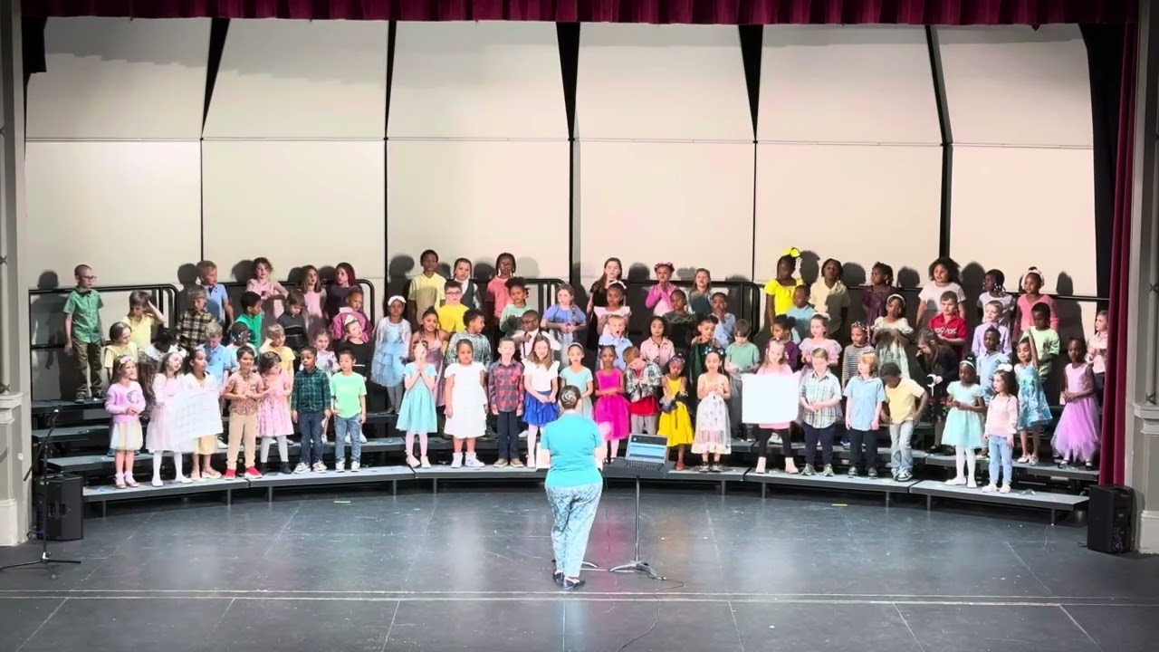 East Elementary Kindergarten and First Grade Spring Concert 3/20/25