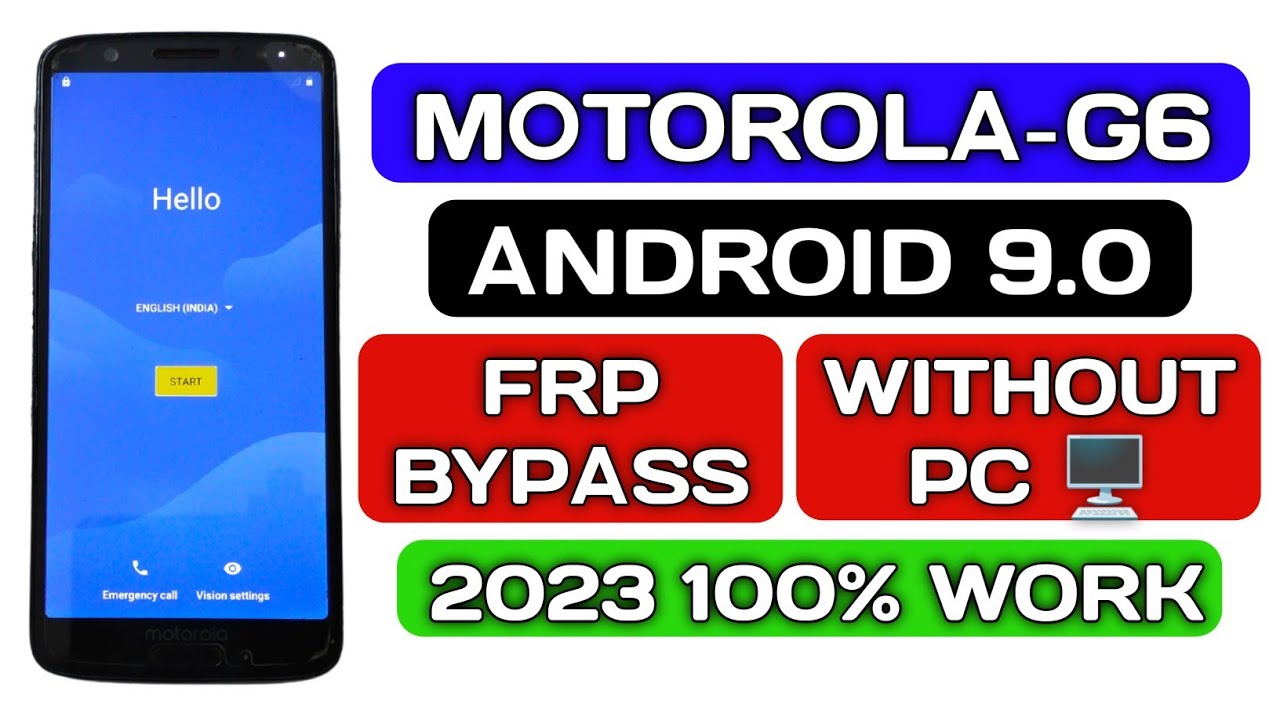 Motorola G6 frp bypass Android 9 without pc.||@TadrishinfoTech||