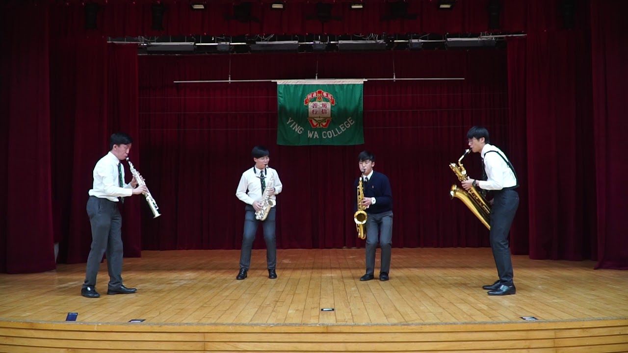 Danza: El que bailo con el Diablo -  R A Moulds  {Ying Wa College Saxophone Quartet}