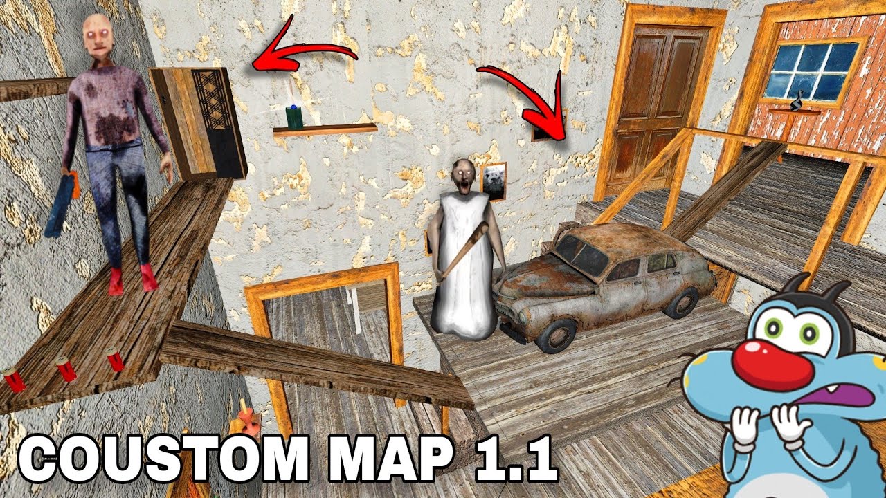 Granny Recaptured The Ultimate Custom Map 2 New Update 1.1 With Oggy and Jack