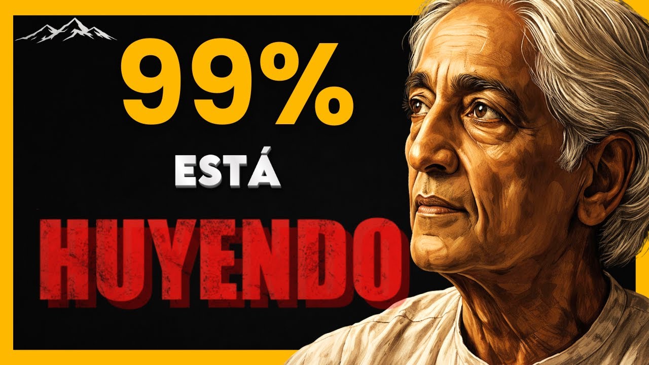 No es ocupación. Es huida : Krishnamurti