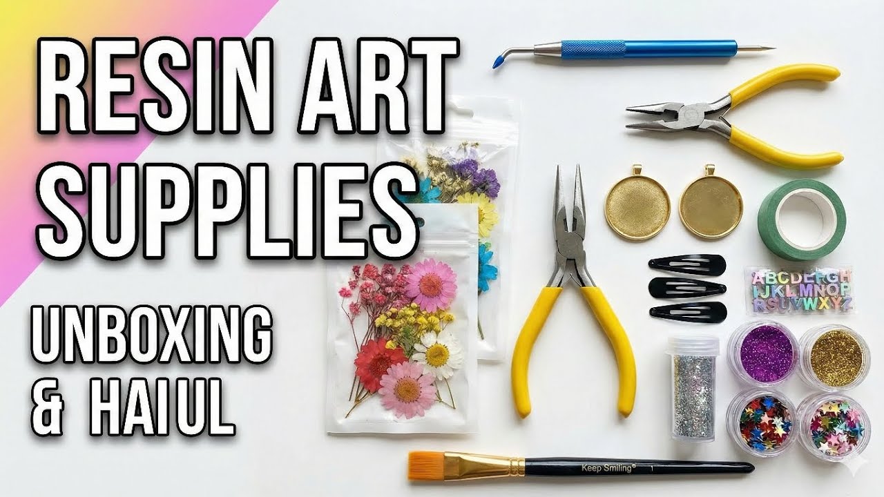 নতুন Resin Art Supplies ✨ | My Resin Tools Collection | Must Have Materials  #handcraft #resinart 