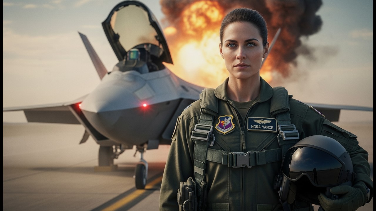 They Thought She Was Just a Simulator Instructor — Until a Drone Attack Forced Her to Fly an F 22