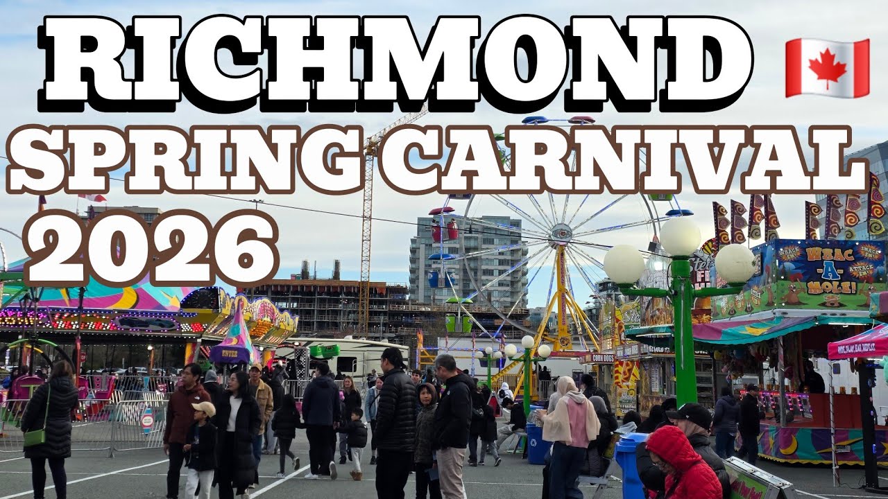 🇨🇦 Richmond Lansdowne Centre Spring Carnival 2026 | Opening Day | Vancouver Vlog | March 26, 2026