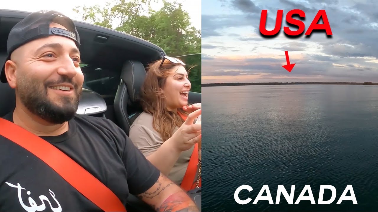 DRIVING MY C8 CORVETTE FROM OUR HOUSE TO USA BORDER BEFORE IT GETS DARK!