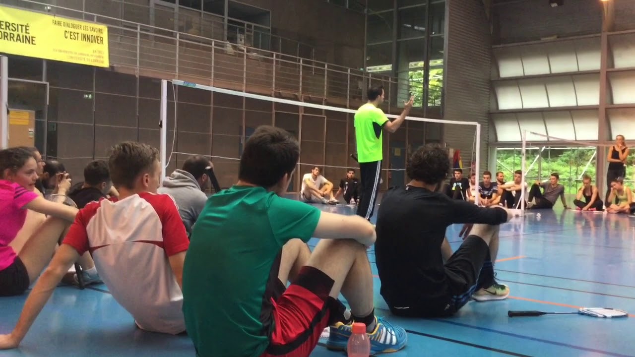 NICOLAS MASCRET - badminton - bilan sur la situation exploitée pour les échanges C3