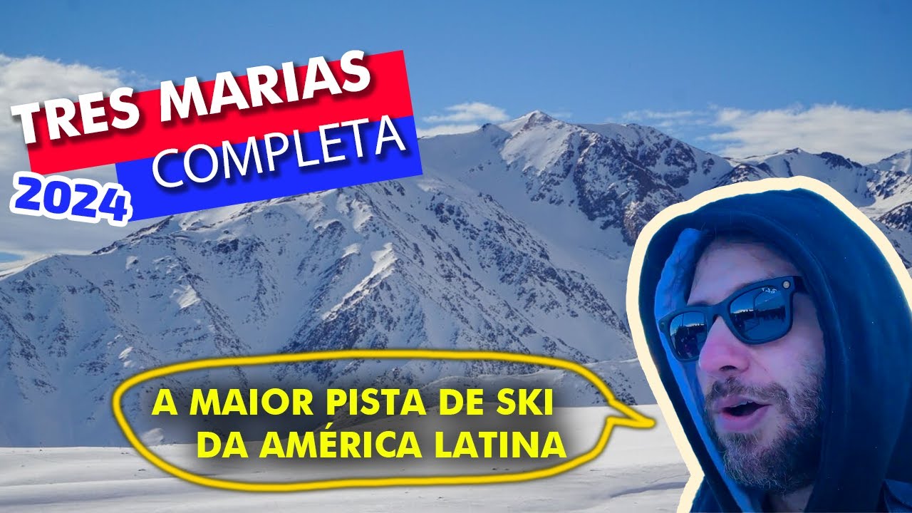 🏔️ Descida Completa da Três Marías - Nevados de Chillán 2024 | A Pista Mais Épica do Chile! ❄️🎿