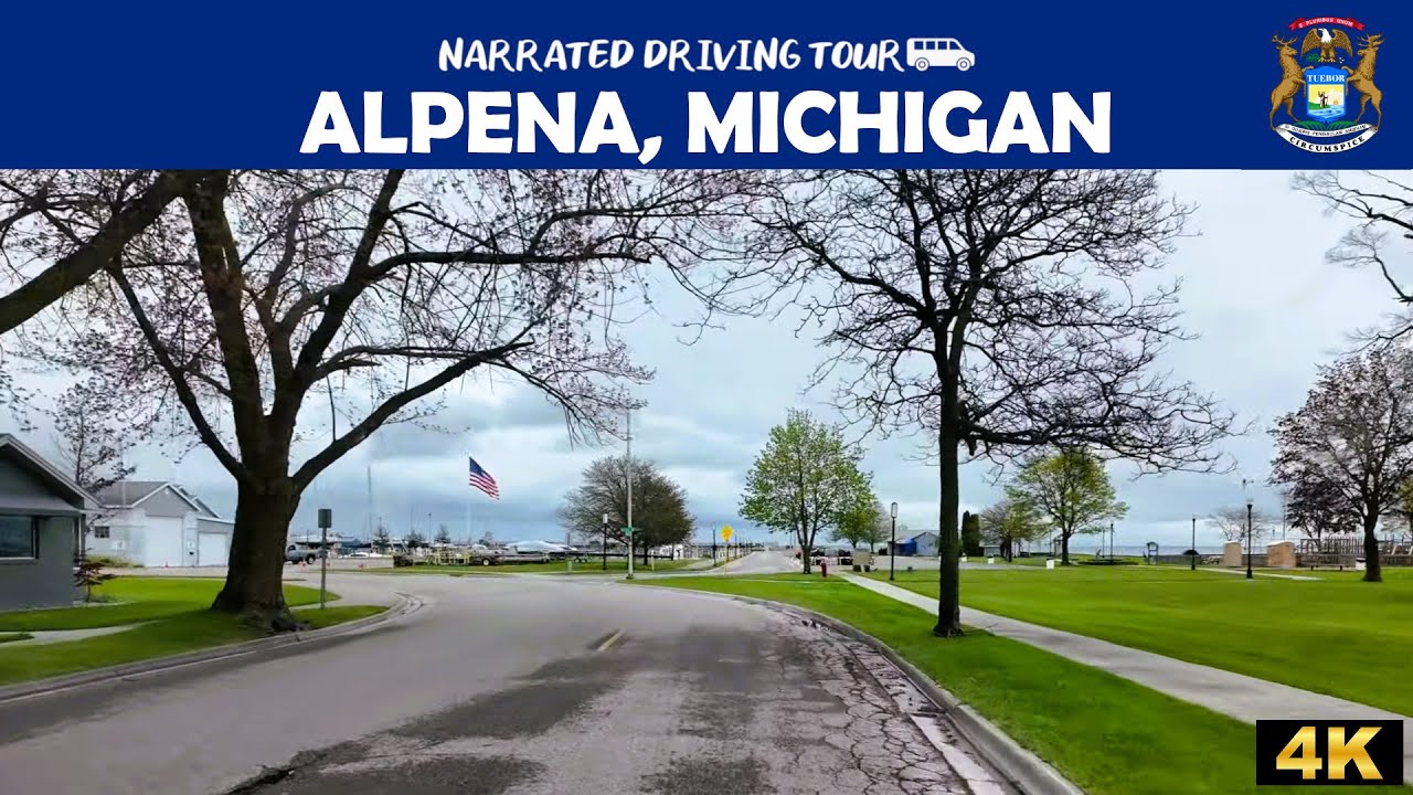 🌅 Alpena, Michigan 🚗 4K Drive