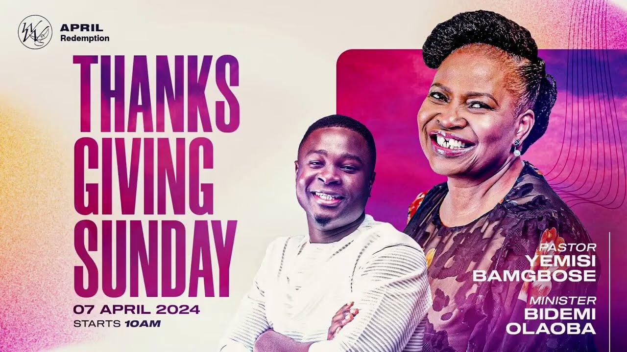 Bidemi Olaoba | Thanksgiving Praise | Winners Way Dartford, UK