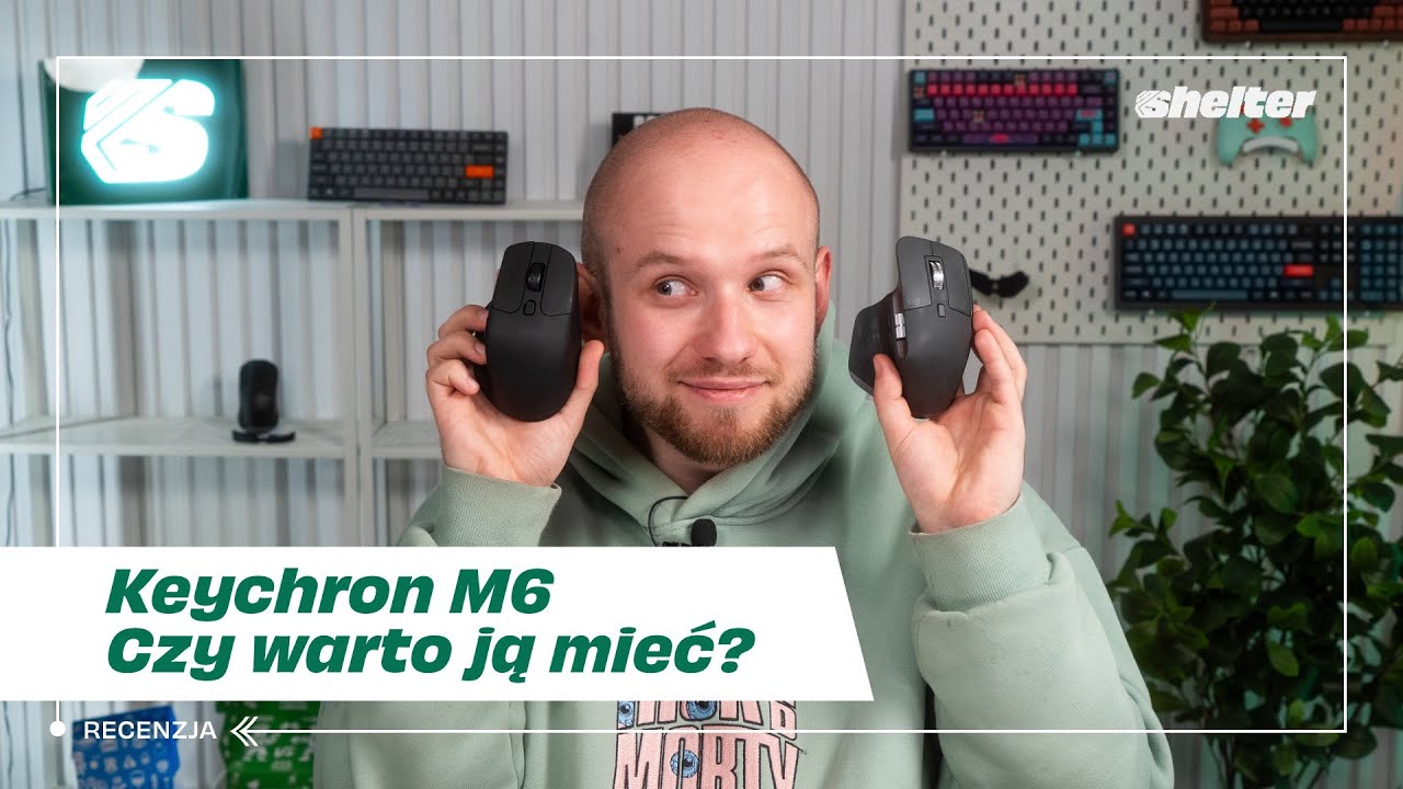 Logitech MX 3S jest przereklamowany? Sprawdź bezprzewodową myszkę KEYCHRON M6 🖱️