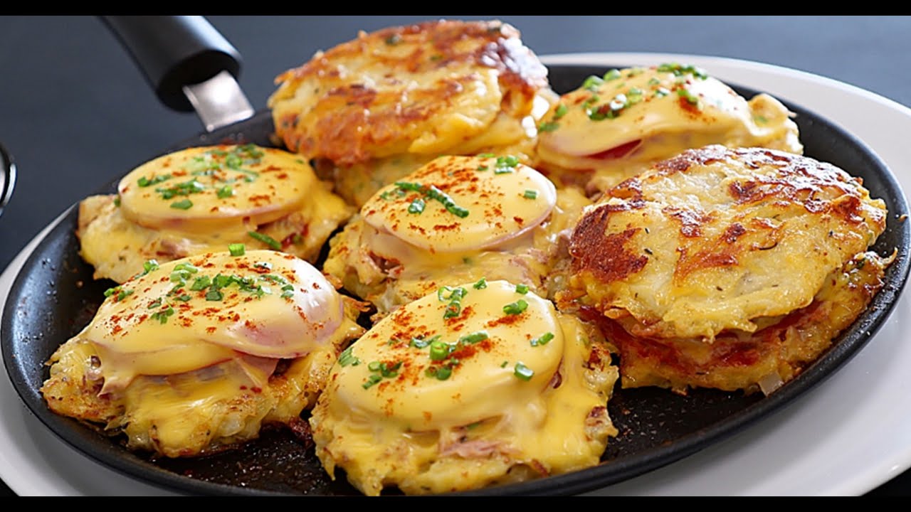Không cần Lò nướng, Khoai Tây mini hoàn hảo! Không có Bột. Pizza Ngoài giòn trong mềm by Vanh Khuyen