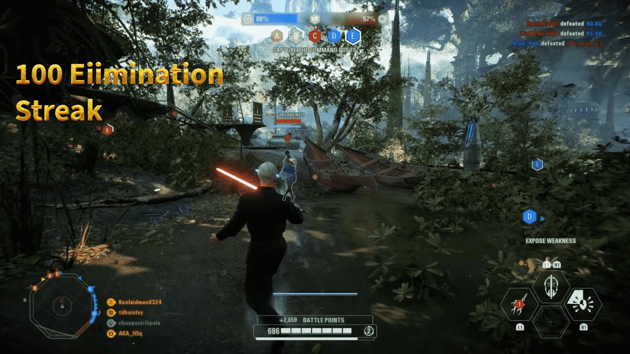 Using the Worst Supremacy Lightsaber Hero/Villain part 1 (no commentary)