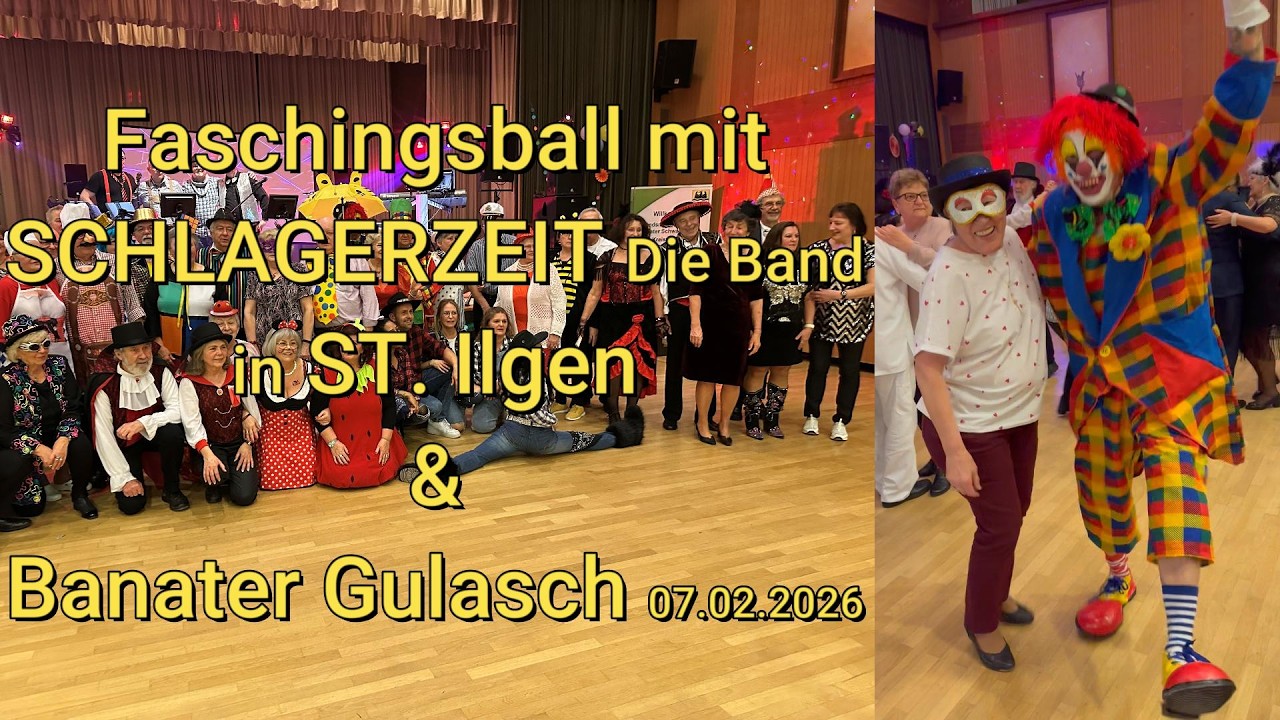 Faschingsball mit SCHLAGERZEIT Die Band in St. Ilgen 07.02.2026