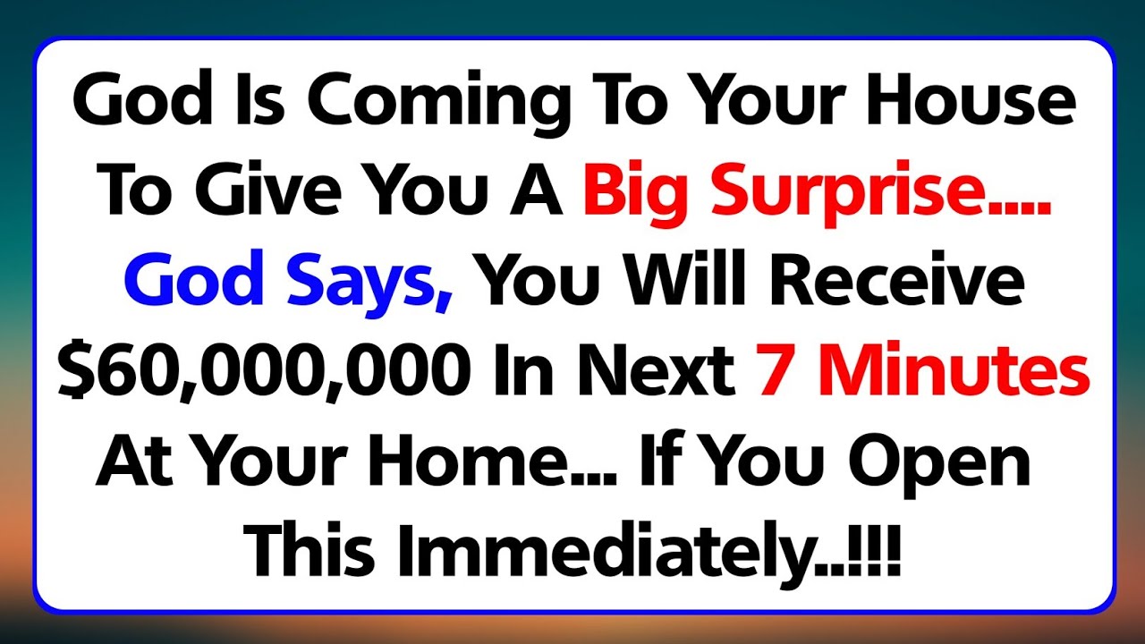 11:11🛑God Says, You Will Receive $60,000,000 In Next 7 Minutes At Your Home...✝️ Gods Message #god