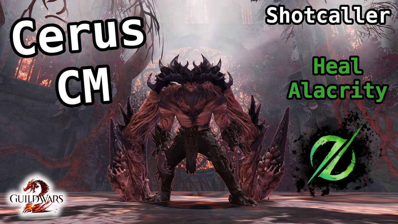 Gw2 | Cerus CM | UNIT strat CS portals variant | Heal Alacrity Scourge | Commander Calls