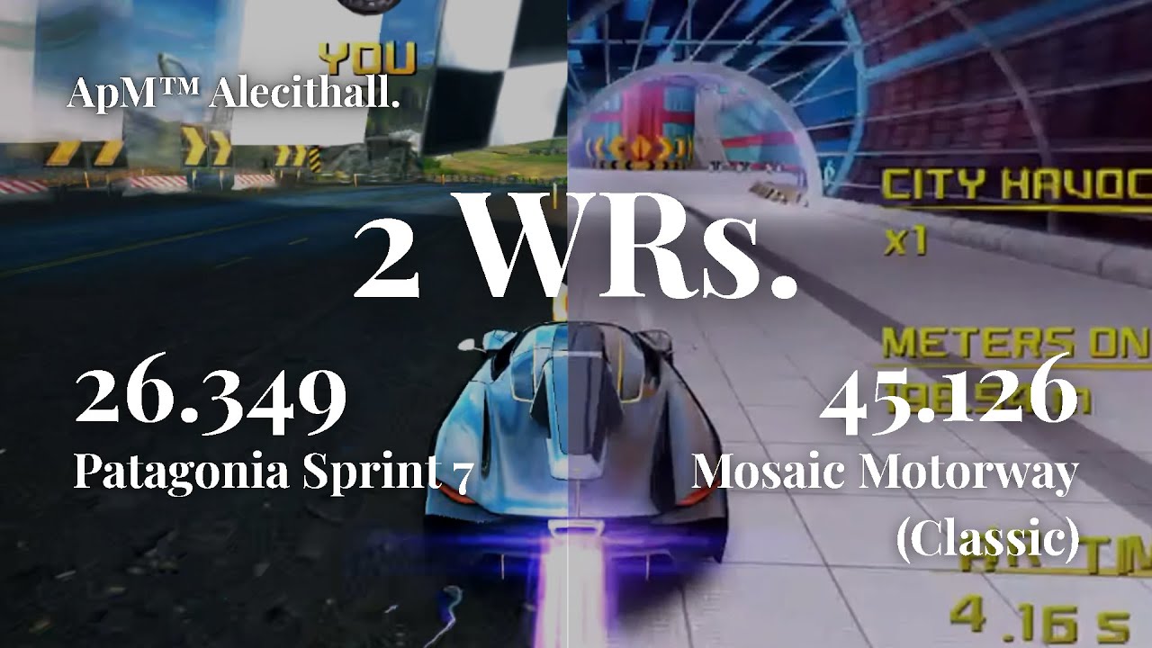 Asphalt 8 | Patagonia Sprint 7 and Mosaic Motorway WRs