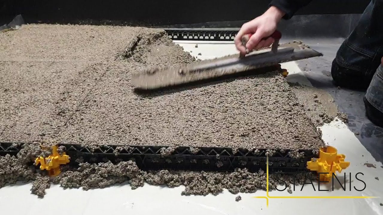 Zelf betegelbare isolatiechape plaatsen met het Staenisrooster (met ondertiteling)