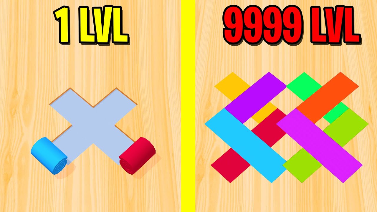 Color Roll 3D ALL LEVELS! NEW GAME Color Roll 3D WORLD RECORD!